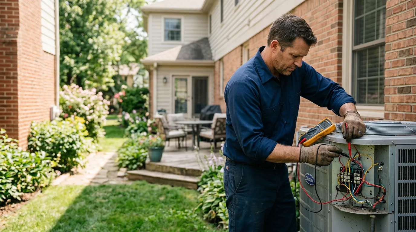 HVAC technician working near Breinigsville, PA